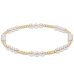 Enewton Classic Joy Pattern 4mm Bead Bracelet - Pearl - Eden Lifestyle