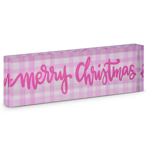 Merry Christmas Acrylic Sign