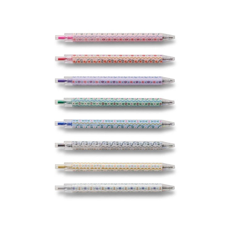 Delphine Gel Pen Set of 8