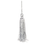 Silver Tinsel Ornament