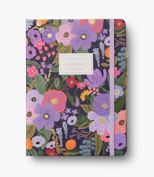 Violet Garden Party Journal with Pen