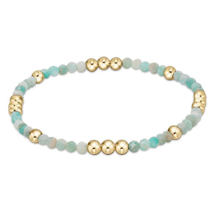 Enewton Worthy Pattern 3mm Bead Bracelet - Amazonite - Eden Lifestyle