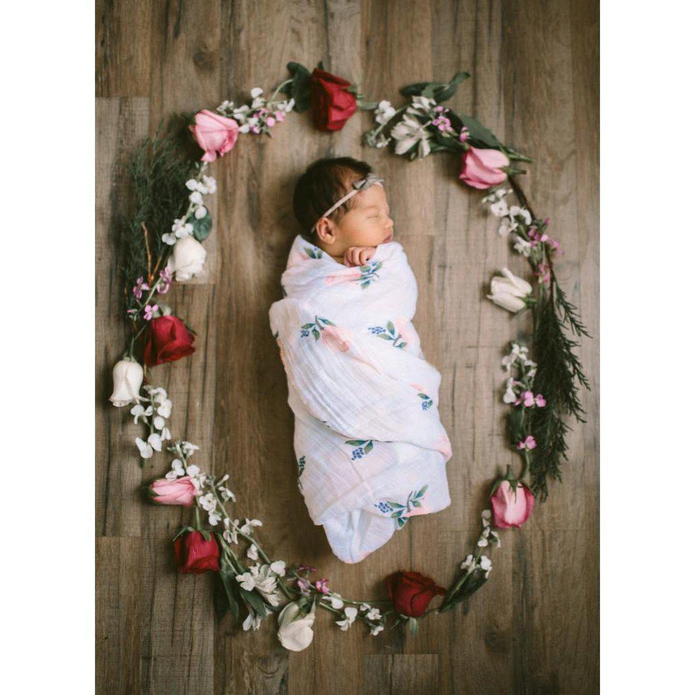 Little Unicorn, Baby - Swaddles,  Little Unicorn Swaddle - Watercolor Rose