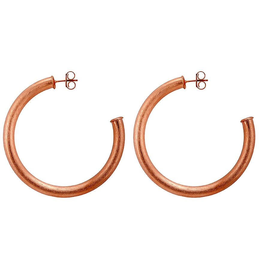 ANITA KO Small 18-karat rose gold hoop earrings | NET-A-PORTER