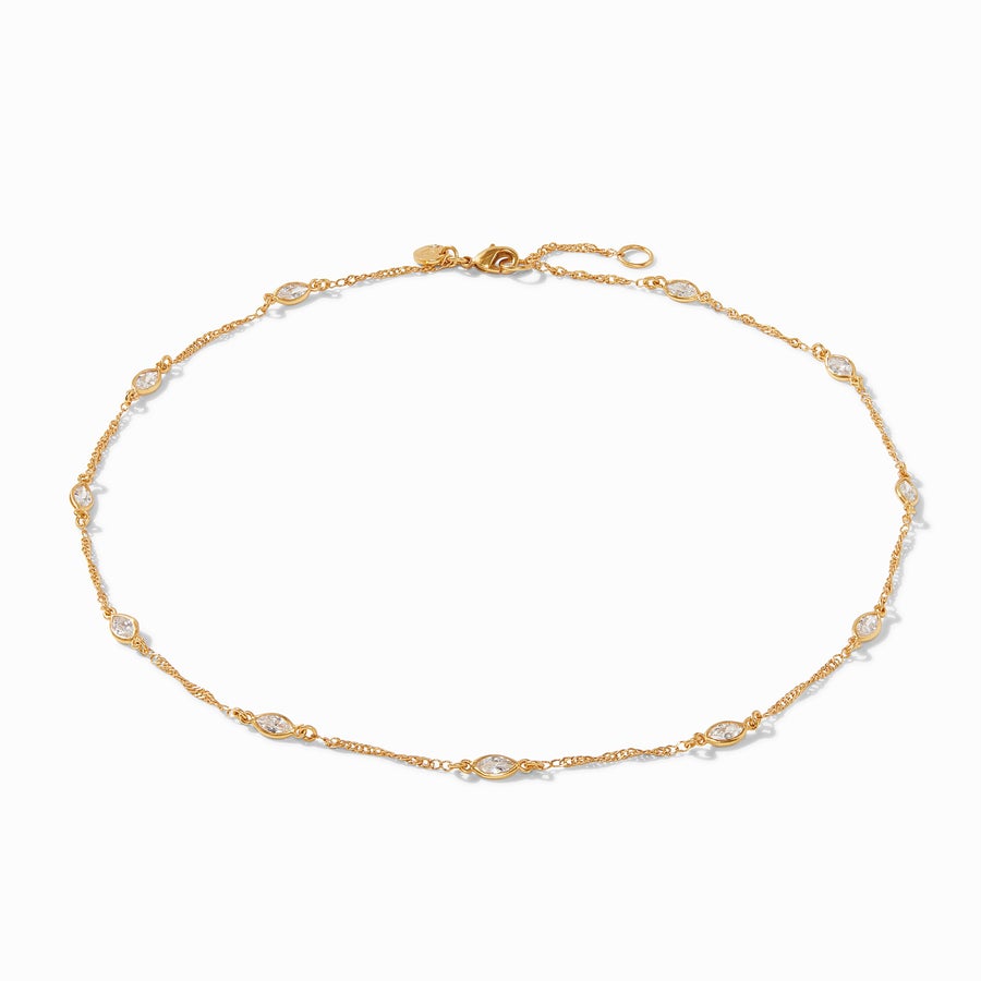 Julie Vos Charlotte Delicate Station Necklace - Eden Lifestyle