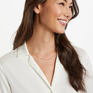 Julie Vos Charlotte Delicate Station Necklace - Eden Lifestyle