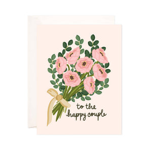 Happy Couple Bouquet Greeting Card - Eden Lifestyle