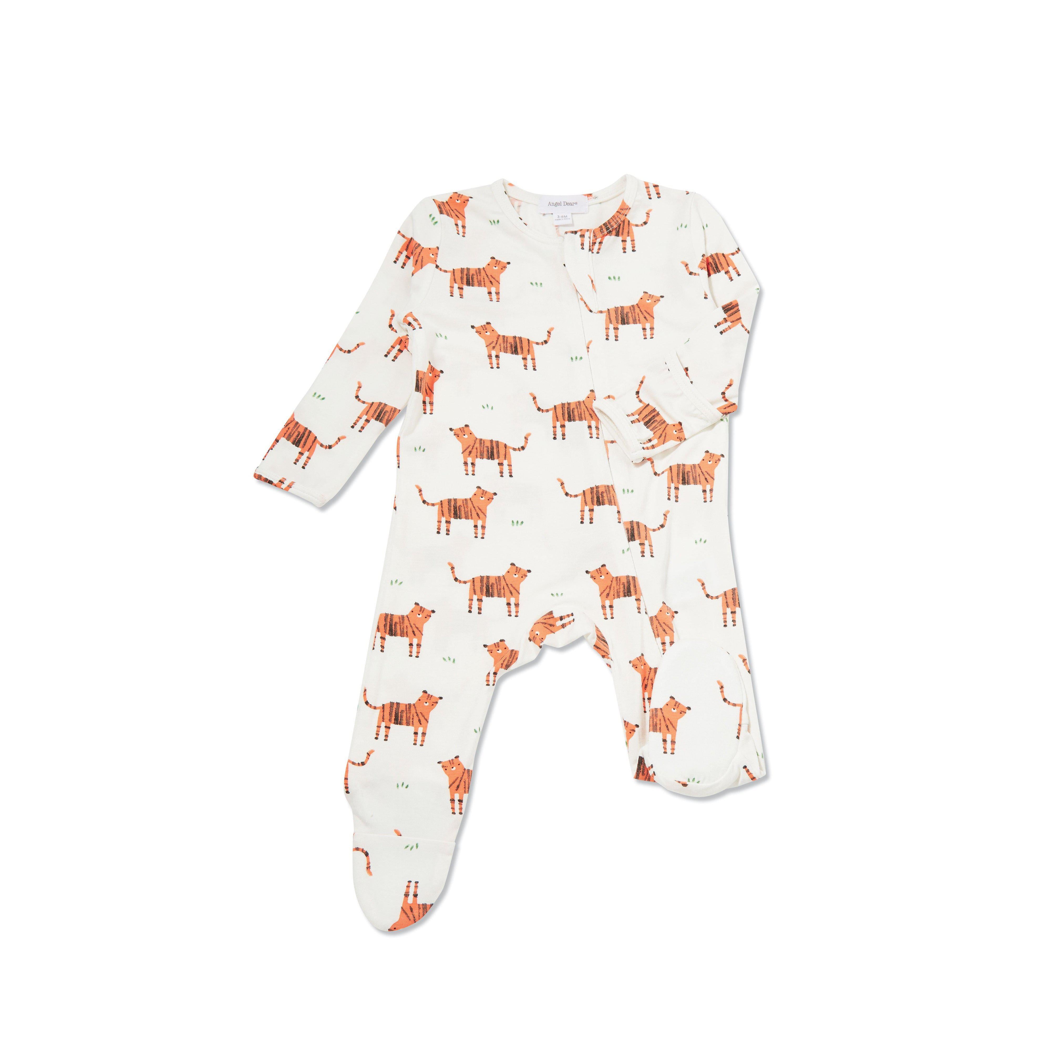 KicKee Pants Pond Tiger Footie with Zipper