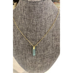 Eden Lifestyle, Accessories - Jewelry,  Aqua Bar Necklace