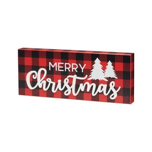 Merry Buffalo Check Box Sign - Eden Lifestyle