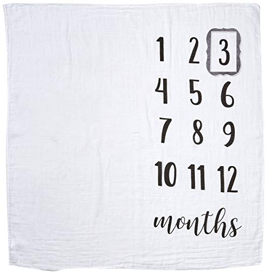 Mud pie monthly milestone blanket sale