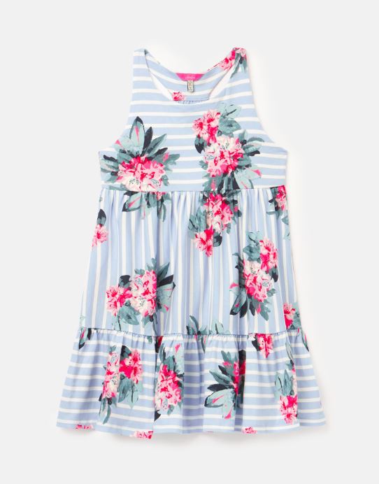 Joules blue cheap floral dress