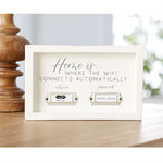 Mud Pie, Home - Decorations,  Mud Pie - Home Wifi Plaque